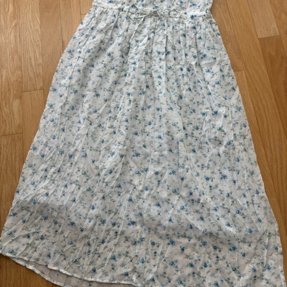 Christy Dawn Women’s Sebastian Floral Midi Dress in Black Wild Flower sz Large - Picture 8 of 9